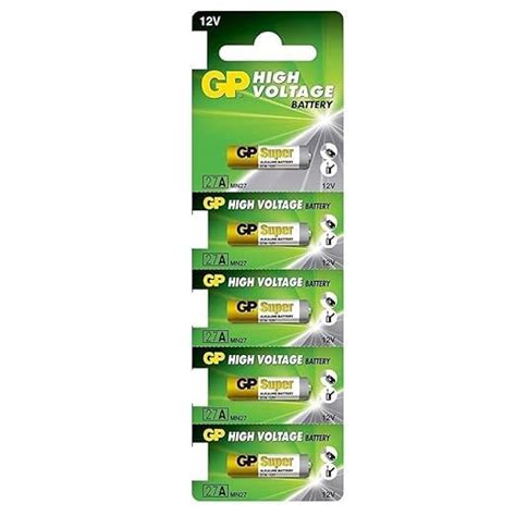 HAKUHO 27A 12V Alkaline Battery - High Voltage Cell for Toy Car Remote ...