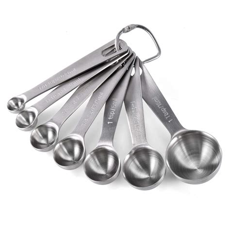 Amazon.com: U-Taste 18/8 Stainless Steel Measuring Spoons Set: 7 Piece ...