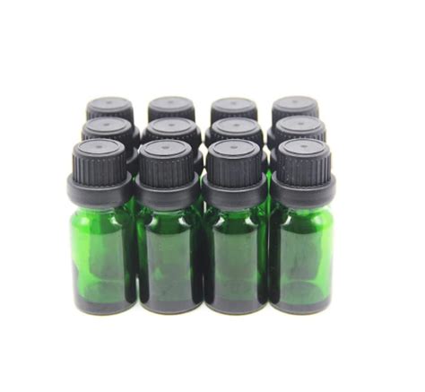 Elfenstall- 10ml Green Sample Glass Bottles/vials Empty for Essential ...
