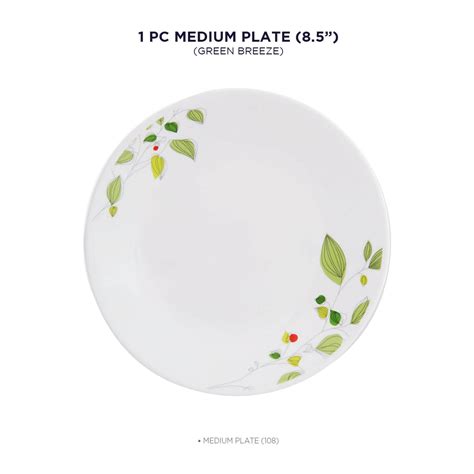 Buy Corelle Asia Collection Green Breeze Luncheon Plate online in India ...