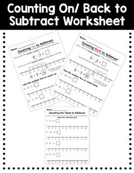 Image result for Counting Back to Subtract
