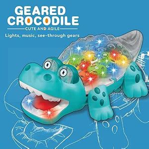 MA ENTERPISE Toy Treasure- Electric Crocodile Concept Gear Rotation ...