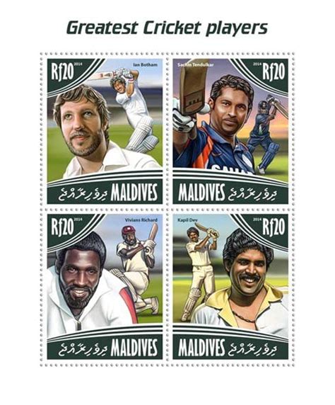 Maldives 2014 Greatest Cricket Players Ian Botham Sachin Tendulkar ...