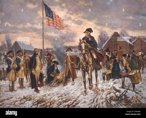 The American Revolution, George Washington at Valley Forge, President ...