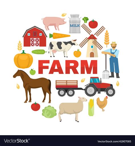 Image result for Farm Round Vector Design