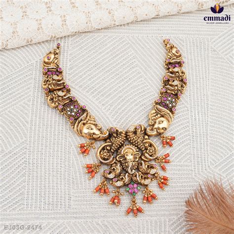 Khushbu Pagadam: Exquisite Multi-Coloured Kundan Necklace – Emmadi ...