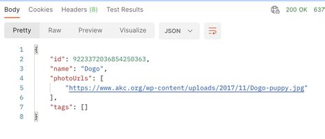 API Samples for Testing in Postman Tool 的图像结果