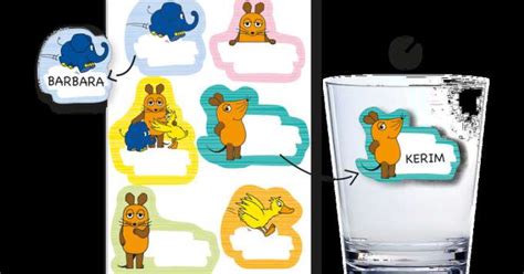 THE MOUSE 6 Name Stickers to Label - Germany, New - The wholesale ...