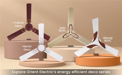 Buy Orient Electric 1200 mm I Falcon Deco | BLDC ceiling fan with ...