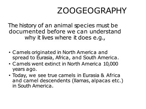 1-Branches of Zoogeography_ppt.pptx | Biological Sciences | Science
