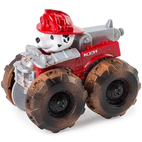 Buy Paw Patrol Marshall Pup With Monster Truck - Red Brown Online at ...