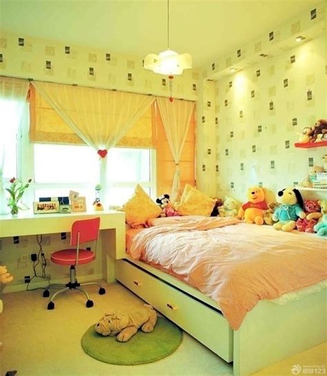 温馨可爱小户型创意儿童房间布置效果图大全_设计456装修效果图