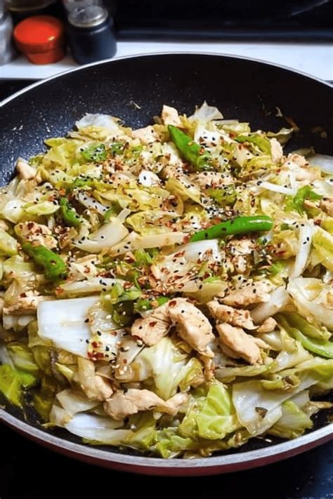Chicken Cabbage Stir Fry