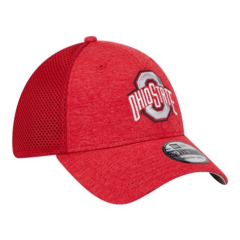 Ohio State Buckeyes Primary Logo Heathered Scarlet Flex Hat – Shop OSU ...