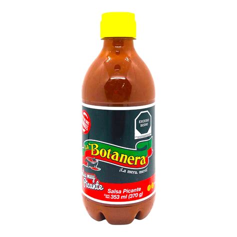 Salsa La Botanera Muy Picante 370 g – María la Bonita ¡Cómo se Extraña ...