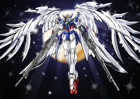 XXXG-00W0 Wing Gundam Zero - Mobile Suit Gundam Wing - HD Wallpaper by ...