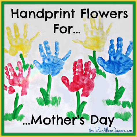 Handprint Flowers For Preschoolers Amazon.com: WATINC Mother's Day