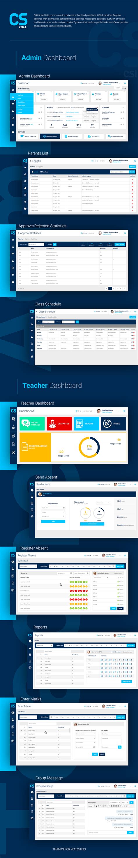 CSlink Dashboard Designs :: Behance