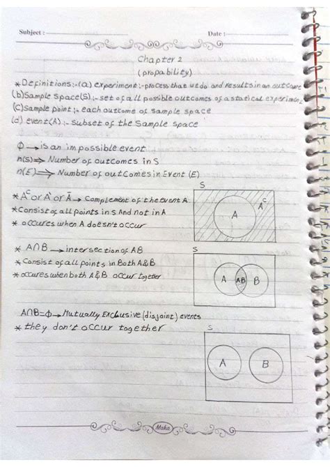 Image result for Probability Complement Disjoint Events