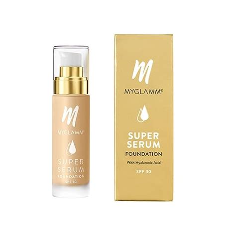 Buy MyGlamm Super Serum Foundation - 102N Lightful , 33 gm | Liquid ...