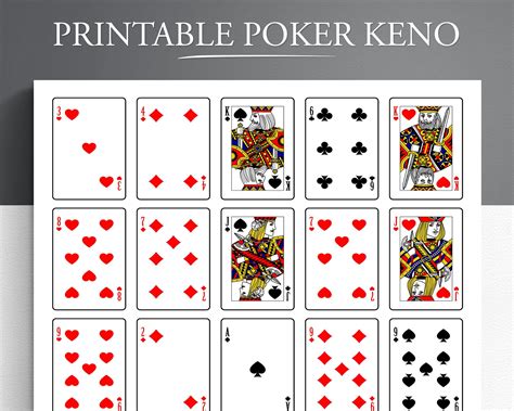 Printable Poker Cards | Printable AT A GLANCE