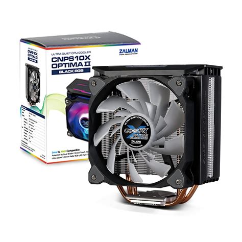 Buy Zalman CNPS10X Optima II RGB High Performance CPU Cooler, Ultra ...