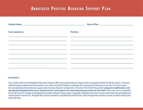 Image result for Positive Behavior Support Plan Forms