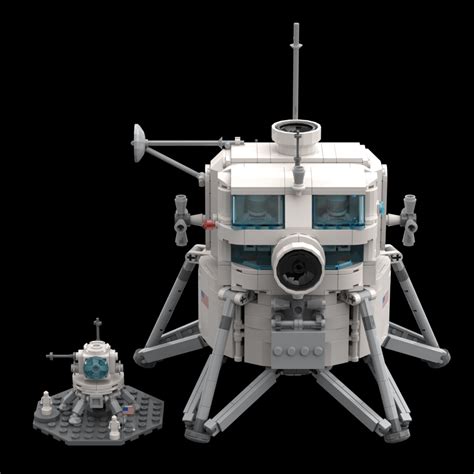 A 1:110 scale version of the 1962 Lunar Excursion Module design that I ...