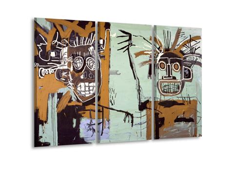 Basquiat art Michel Basquiat wall art large canvas print - Scandi Home ...