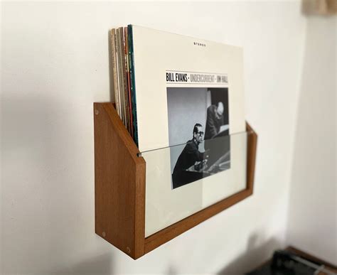 Wall Mount Vinyl Record Holder LP | Italian Design Storage | Bixdesign