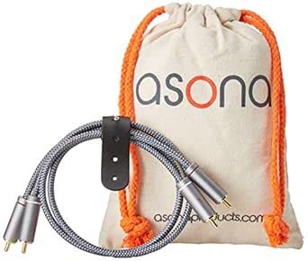 Asona Male to Male RCA Audio Cables for Home Theater System Stereo ...