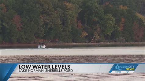 Lake Norman water levels near drought levels – Queen City News