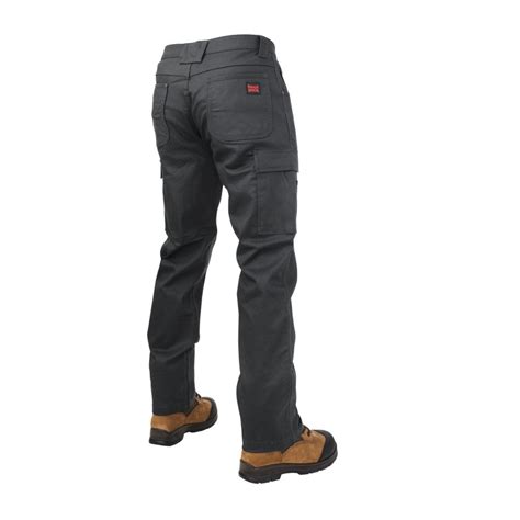Tough Duck Women's 360° Stretch Waist Cargo work Pant WP10 - Black ...