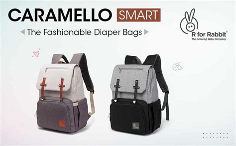 Caramello Smart Diaper Bag For Moms With Water-Resistant Material
