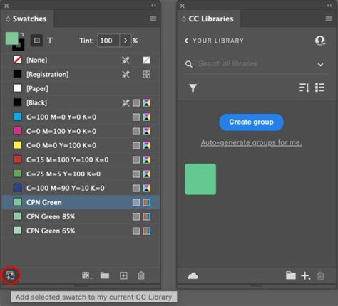 Image result for InDesign Color Swatches