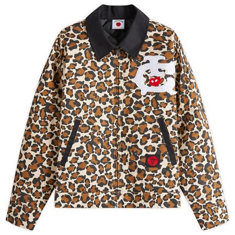 ICECREAM Men's Work Jacket in Leopard Print ICECREAM