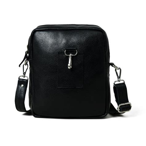 Enzo Black Side Messenger — MaheTri