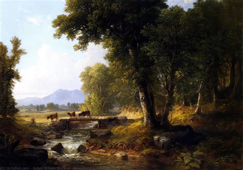 Commander Reproductions D'art Paysages boisés, 1854 de Asher Brown ...