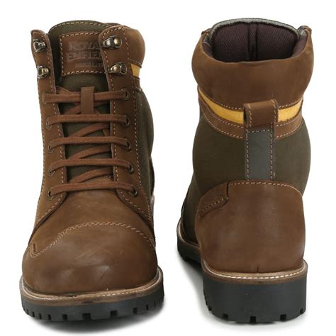 Royal Enfield Miler Riding Boots (Brown Olive)– Moto Central