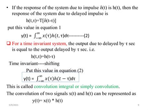 Image result for Convolution Diff EQ