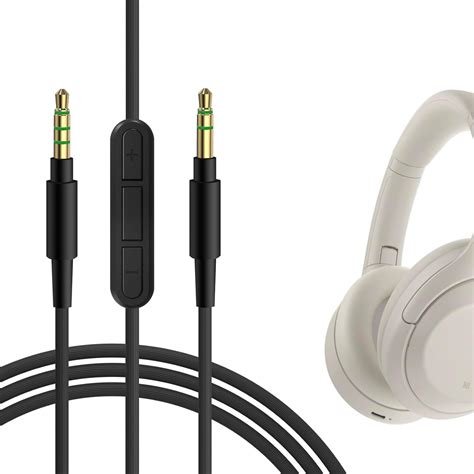 GEEKRIA Audio Cable with Mic Compatible with Sony WH-1000XM5 WH-1000XM4 ...