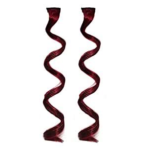 Rapidsflow® Colored Hair Streak/Hair Extensions For Women And Girls ...