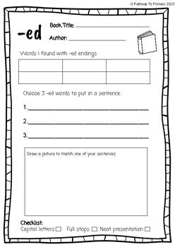 Common word endings,blends and digraphs worksheets/booklets - use with ...