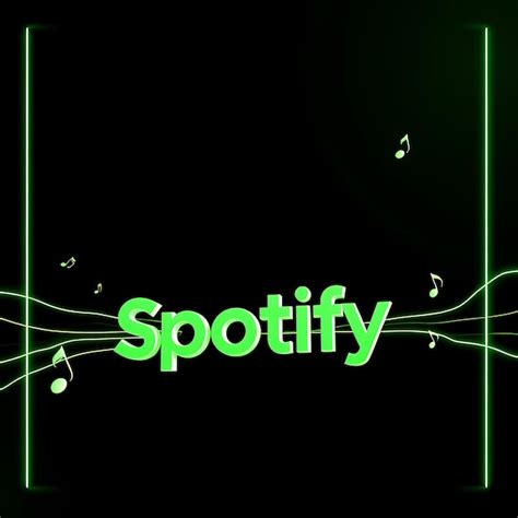 3D Render Spotify Logo em verde translúcido girando suavemente para ...