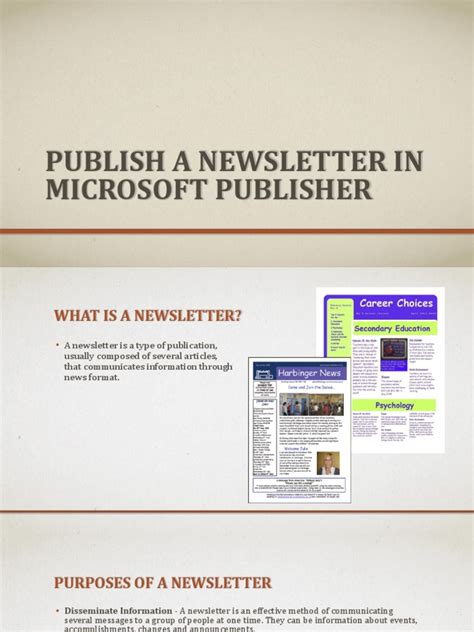 Image result for Publisher 2019 Newsletter Design Tutorial