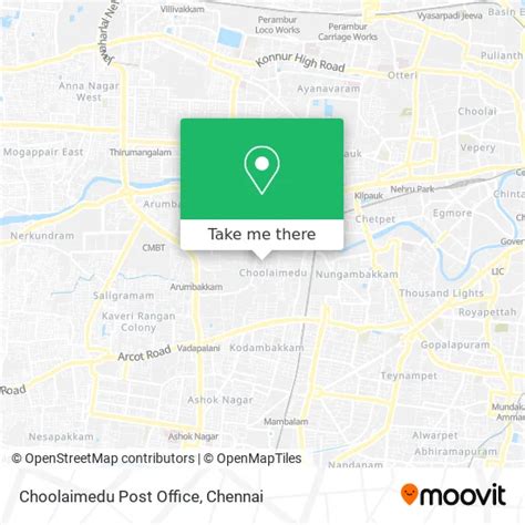How to Get to Choolaimedu Post Office in Egmore Nungabakkam by Bus ...