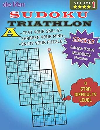 Buy 252 Triathlon A Sudoku Puzzles **** 4 Star Level - Test Your Skills ...
