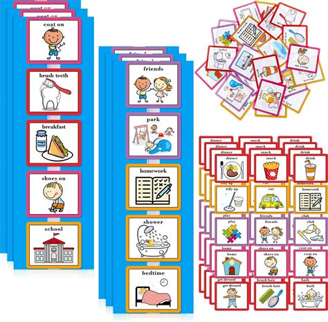 Eersida 35 Pieces Visual Schedule Cards for Kids Routine India | Ubuy