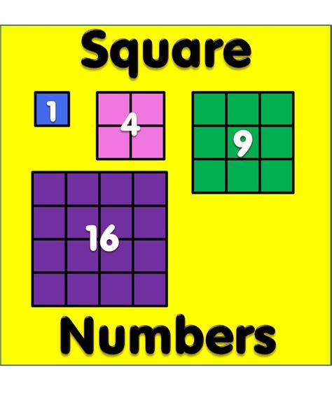 Image result for Math Craft Square Numbers