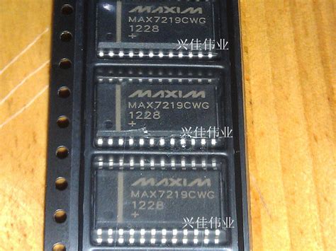 MAX7219 MAX7219CWG MAX7219EWG SOP24 LED Display Drivers – Inkocean ...